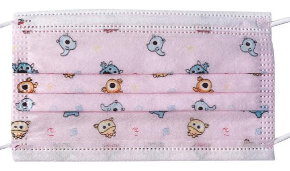 3 Layers Filter Disposable Kids Mask Non Woven Melt Blown Fliter Cloth