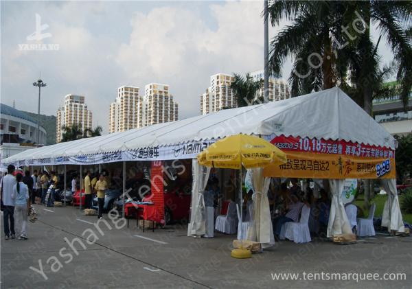 6x42M Outdoor UV Resistant Hard Pressed Extruded Aluminum Car Exhibition Tent