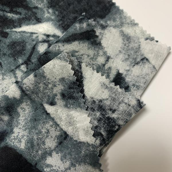 Factory Direct Sales Soft Cheap Custom Linen Fabric Ink and Wash Print Ramie Cotton for Girls Women's  Fabric for Clothing