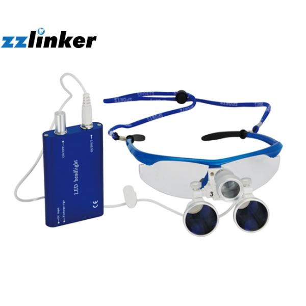 Hygiene Adjustable Dental Loupes 3.5 Dental Headlamp included 0.85kg/pc Metal Package