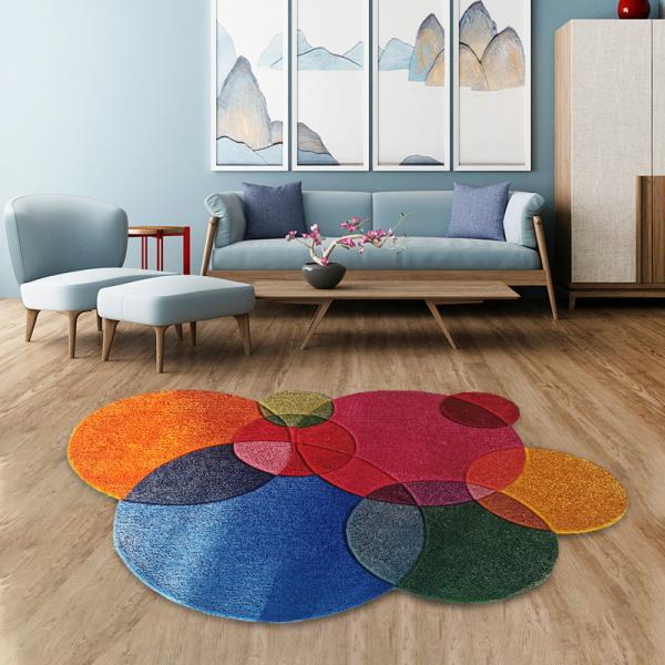 Handmade Wool Blend Living Room Carpet Rugs 1000*1000