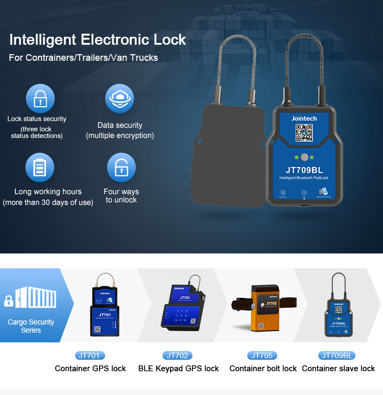 Контейнер / трейлер E Seal Lock Отслеживание в режиме реального времени Управление флотом Отслеживание активов