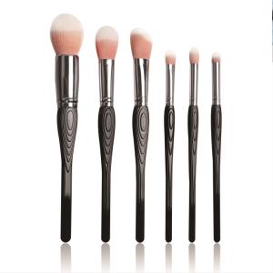 6 Pieces Premium Cosmetic Makeup Brush Set Synthetic Vegan Hair