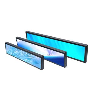 35 Inch Stretch Bar LCD Display With 400 Nits Brightness For Advertising Publish