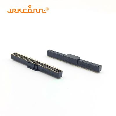 PBT 2.0 MM SMT Connecteurs de tête féminin avec bosse et capuche SMT Pin Header