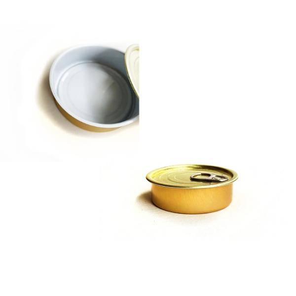 Cylindrical Shallow Mouth 55ml Tea Aluminum Food Cans Blank 2oz