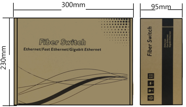 Стена силы переключателя сети 8W локальных сетей SFP Макс устанавливает × 45mm × 140mm установки 207mm