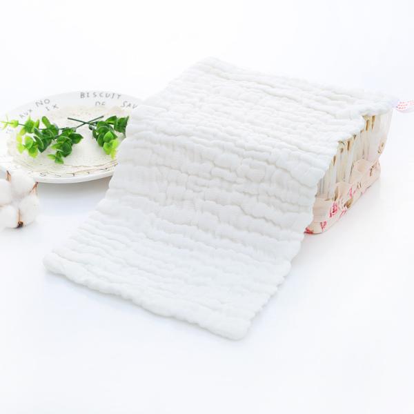 MW-005 Muslin Burp Cloths Large 20 by 10 100% Cotton 6 Layers Extra Absorbent and Soft