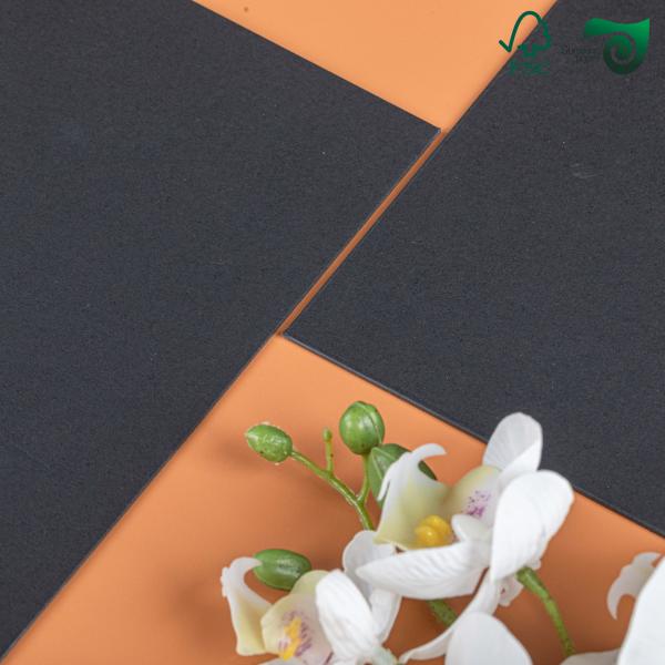 200gsm 230gsm Thick Sturdy Black Cardboard For Wrapping Boxes Ivory Board Paper