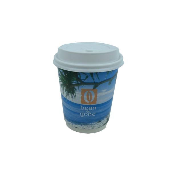 300ml Volume Custom Design Cold Drink Paper Cups With Avoiding Leakage Feature