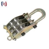 Outils d'érection de tours à faisceau unique, bloc de poulie en acier pour le levage / le levage