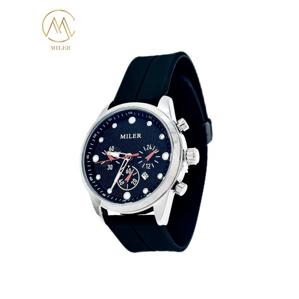 Big Dial Waterproof Siliver Bezel Colourful Silicone Strap Quartz Watch for Men and Women