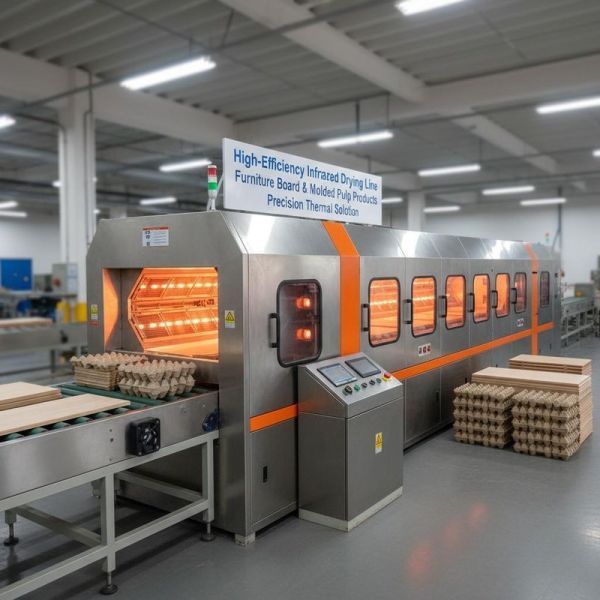 High-Efficiency Infrared Drying Line for Furniture Board & Molded Pulp Products - Precision Thermal Solution