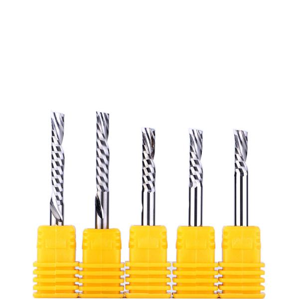 HRC60 3 Flute Spiral Milling Cutter For 316SS