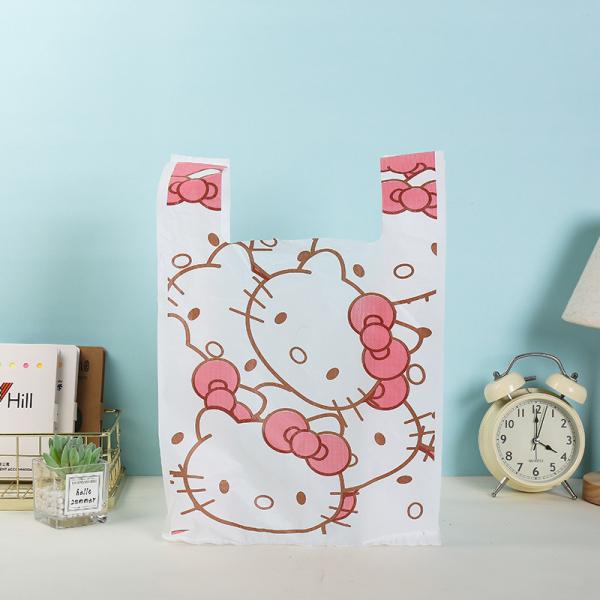 PE Plastic Vest Bags for Supermarket Shopping Package Size 32.00cm * 20.00cm * 10.00cm