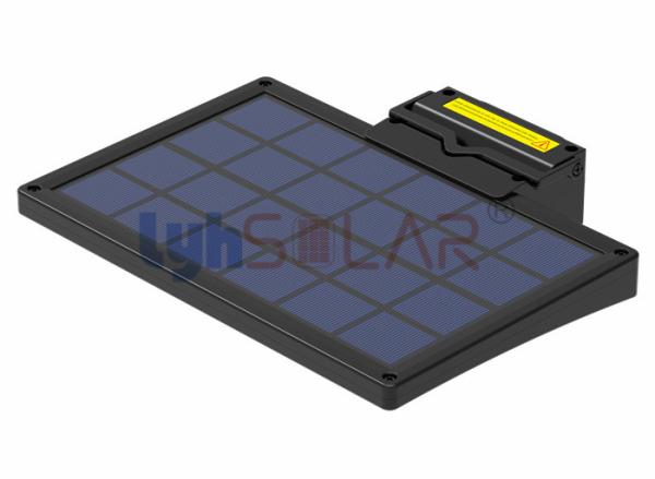 15W Black Portable Solar Lights Outdoor With High Bright 1350Lm Output For Garden Lighting