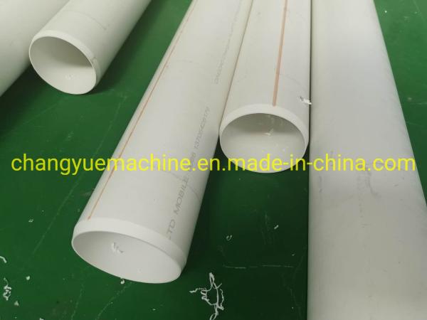 Extrusora de tubos de plástico de inversor ABB para linha de produção de tubos de abastecimento de água/descafeamento de UPVC