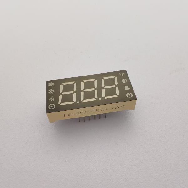 Red 3 digit 7segment LED Display for Refrigerator Controller