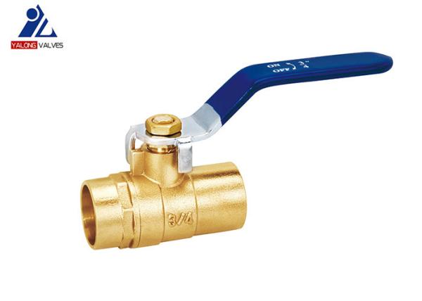 1/2 '' To 2 '' C x C Welder Copper Ball Valve Body Copper Color Brass Ball Valves