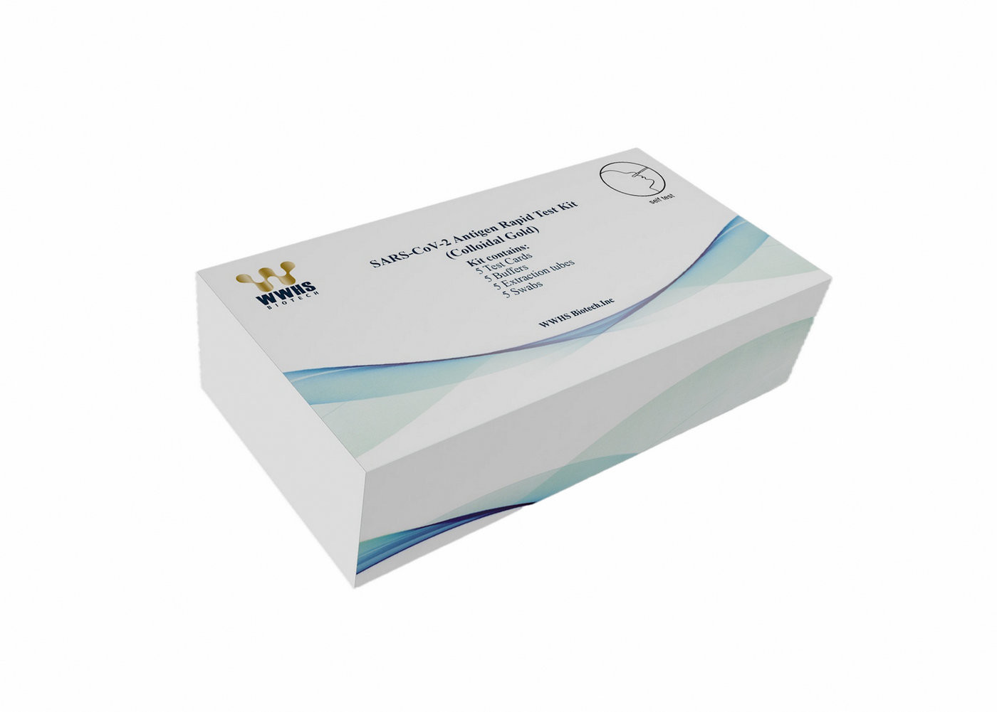 Immunoassay подачи набора a теста нового антигена перепада SARS-CoV-2 быстрый боковой