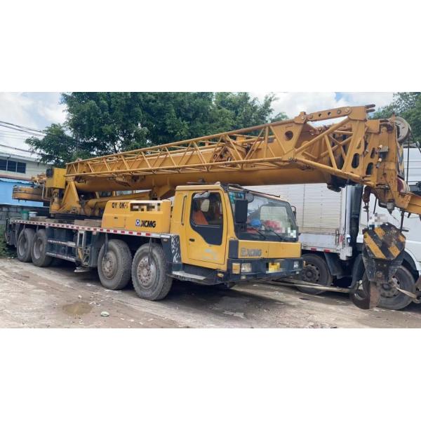 2012 Xg Qy50-2 50t Truck Crane Mobile Crane Lifting Crane Orange Color 4 Shaft Number