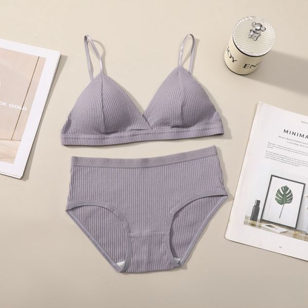 Women Cotton Underwear Set Multi Colors Wholesale of New Products Bra and Panty Set Cotton Women