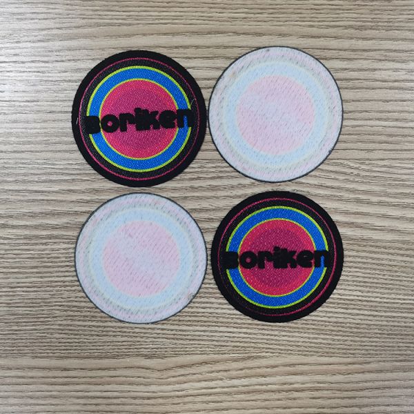 Embroidered Service Custom Clothing Badge Label 100% Machine Embroidery Patches and Heat Transfer Badges With