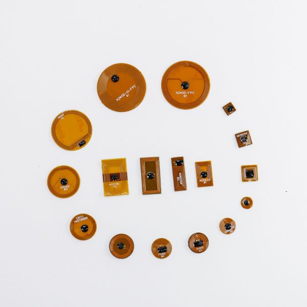 Heat-Resistance Flexible 4X4mm Dia 5mm 6mm 8mm Mini Size FPC NFC Tag
