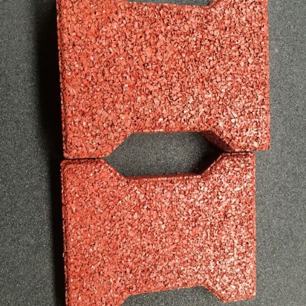 Customized Horse Stable Rubber Floor Green Interlocking Rubber Pavers For Horse Barns