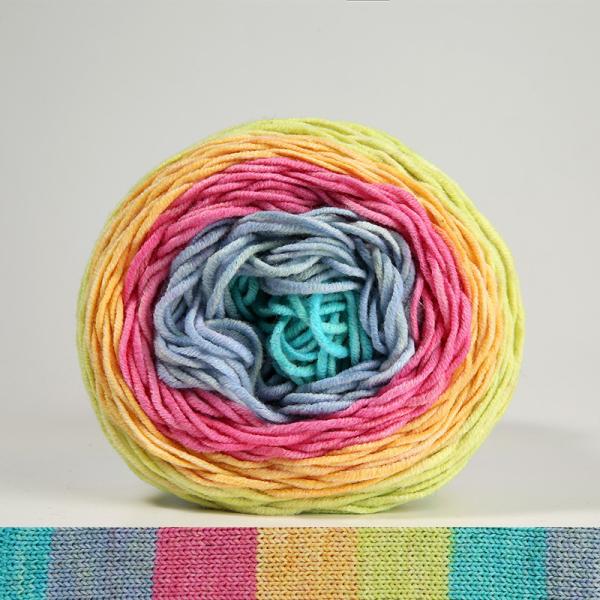 Chunky Cotton Wool Blend Yarn Anti Bacteria Lightweight For Hand Knitting