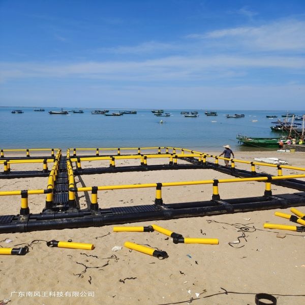HDPE Square Floating Fish Cage for Freshwater Tilapia Crucian Farming