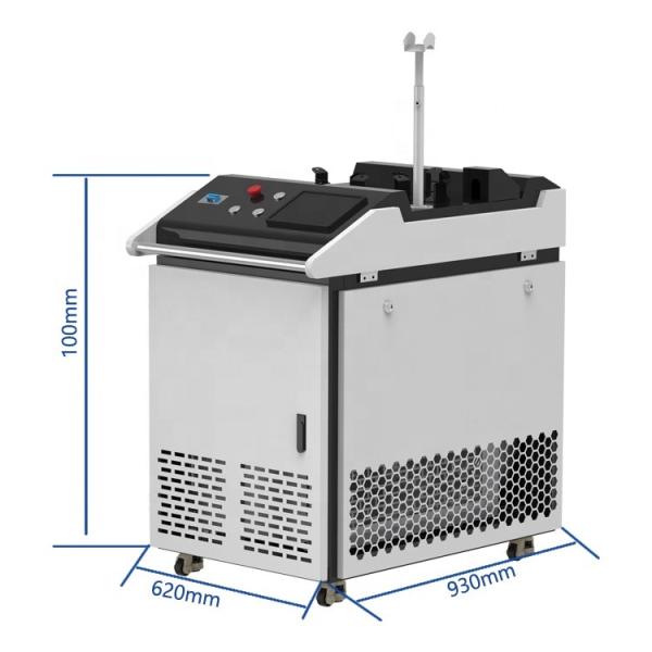 Сварочный аппарат лазера металла двойного фидера провода handheld с источником лазера 3 kw