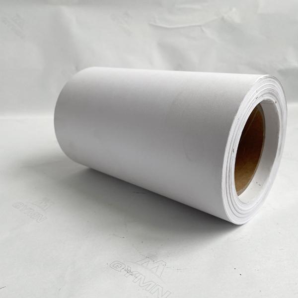 62G White Glassine Liner Adhesive Labels with 75um Synthetic Paper Hot Melt Glue