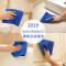 Household Reusable Glasses Cleaning Cloth Blue Color Fiber Filament Material