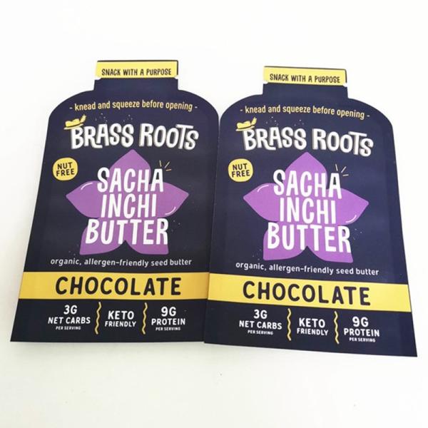 O malote feito sob encomenda dos doces do petisco do saco liso do alimento de Mylar do saquinho do óleo de coco da forma da cópia de Digitas para ervas daninhas floresce