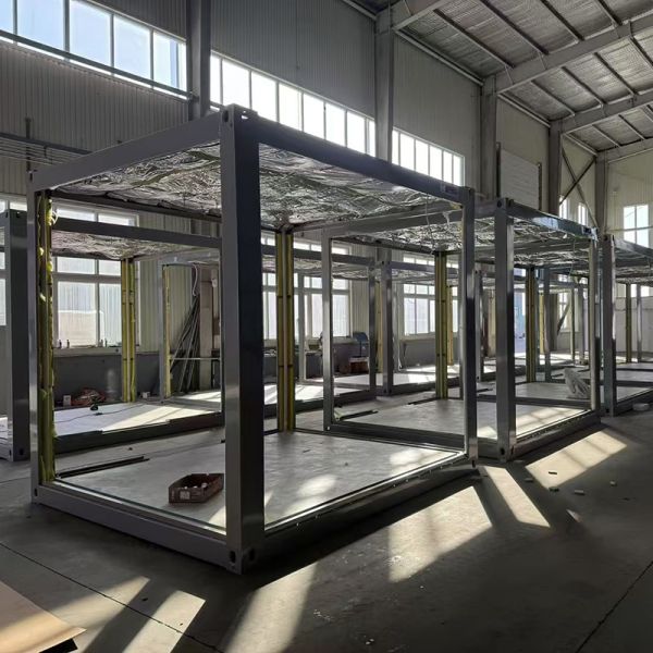 Sandwich Panel Detachable 20ft Pre Fab Container Homes For Apartment Office Building Living Room Farmhouse