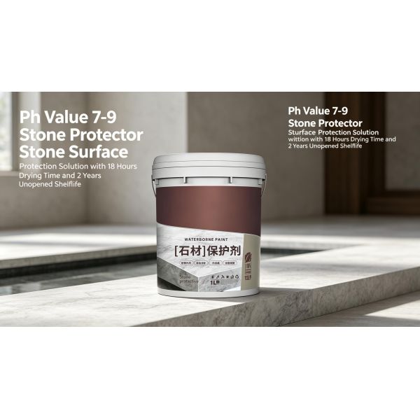 Stone Protector with pH Value 7-9, 18 Hours Drying Time, and 2 Years Unopened