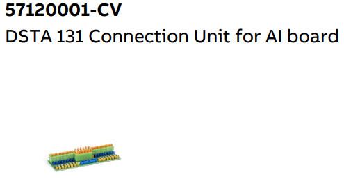 DSTA 131 57120001-CV ABB Unité de connexion pour carte IA