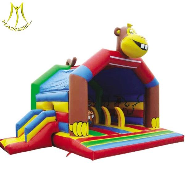 Hansel adventure play equipment large backyard games cheap inflatable bouncy castle