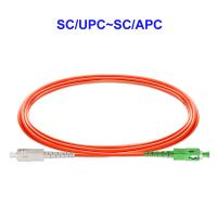 SC UPC del SC APC de la base del cable de fribra óptica con varios modos de funcionamiento del gigabit OM1/2 solo