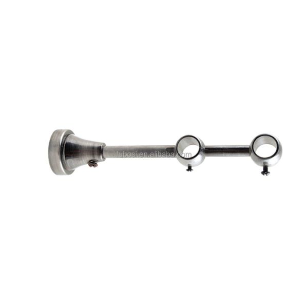 Hot Sale Double Curtain Rod with New Design Wall Bracket for Convenient Use Premium Curtain Poles Tracks & Accessories