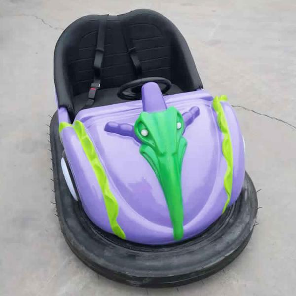 Dinosaur Bumper Cars Ride Seamless FRP Body Soft Backrest Stereo Music