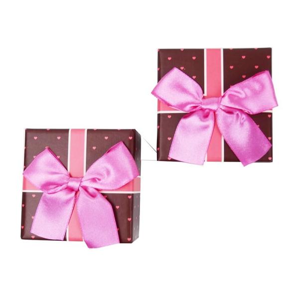 Caja de anillos de colores de papel de cartón de color mixto embalaje de papel exquisito anillo caja de regalo