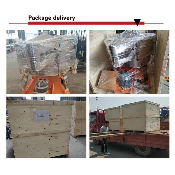 Carbon Steel Round Compost Tumbler Screener For Sieving Granular Materials