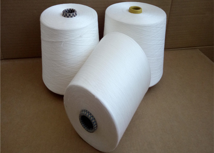 Flame Retardant Weaving Polyester Spun Yarn 40s For Hometextiles
