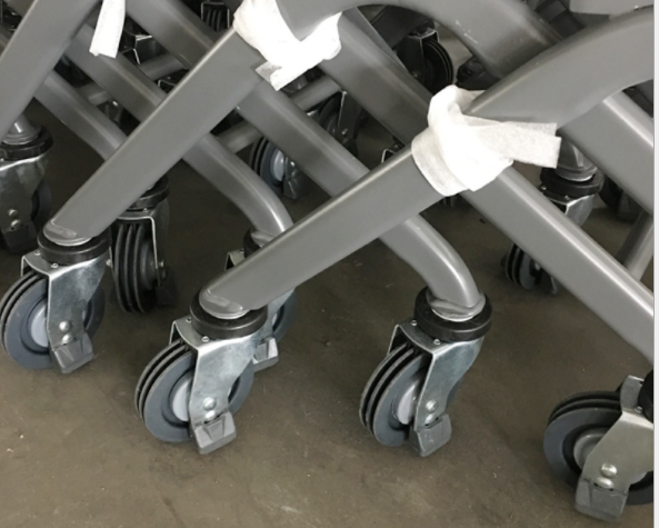 Escalator Trolley Caster Supermarket Cart Trolley Wheels 5 Inch