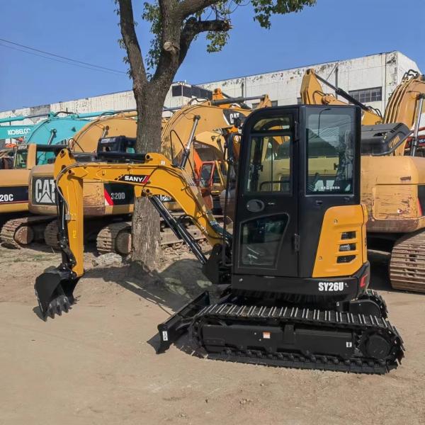 6T Yanma Engine Second Hand SANY26C Excavator 0.06m3