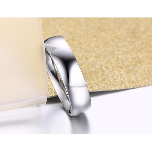 6mm Stainless Steel Rings High Polished Plain Domed For Men Women