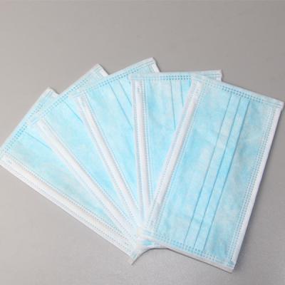Anti Dust Disposable Face Cover , 3 Ply Mouth & Nose Shield With Elastic Ear Loop