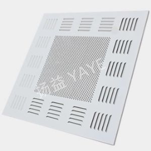 Cleanroom Supply Air Outlet Rectangular Shape With White Finish
